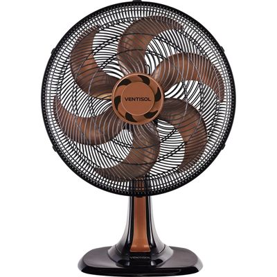 Ventilador Mesa Turbo Ventisol 6 PAS 40 CM - 8003 Bronze 220 VOLTS