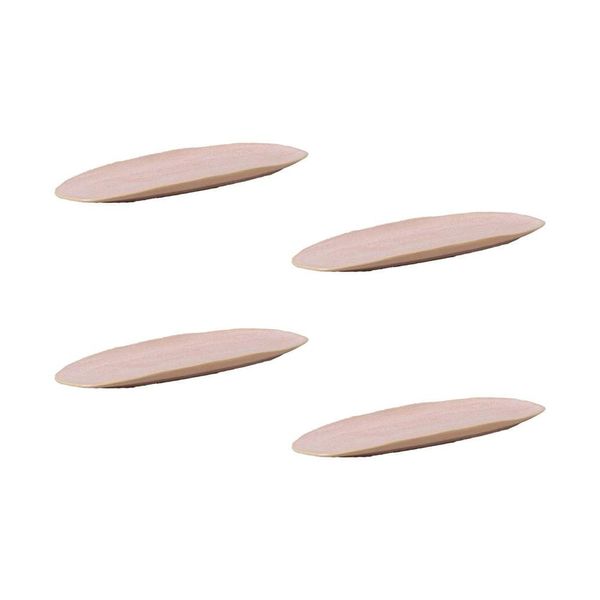 Conjunto de Travessas Ovais Pequenas Porto Brasil Orgânico Litchi 23x11cm - 4 Peças