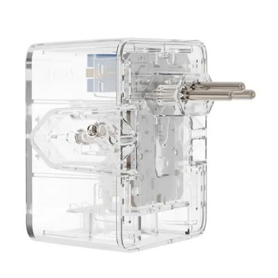 Protetor Clamper DPS Energia 3 Tomada LCF 3P 10A Transparente