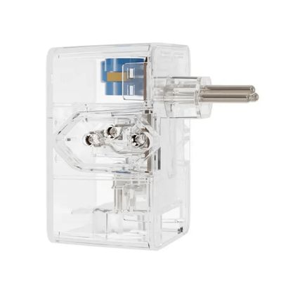 Protetor Clamper DPS Energia 3 Tomada LCF 3P 10A Transparente