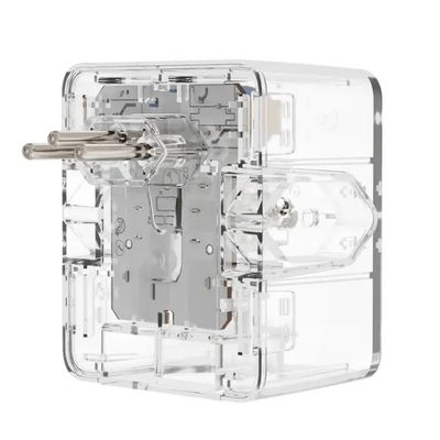 Protetor Clamper DPS Energia 3 Tomada LCF 3P 10A Transparente