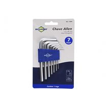 Chave Allen Brasfort Jgo 7pcs 1,50-6,0mm Blister 7828