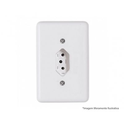 Tomada Ilumi Stylus Bip 2P+T C/Pl 20A 250V 20141