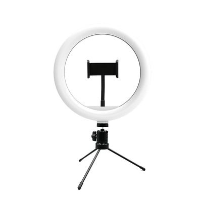 Ring Light USB Tripé 18cm Iluminador e Suporte Smartphone MFVS-RLT20/BK MYMAX