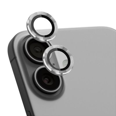 Protetor De Lente One Armor Para Iphone 16 Plus - Prata - Gshield