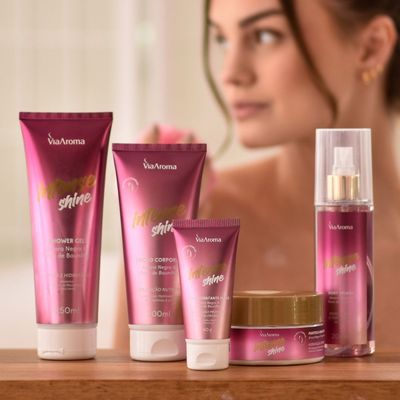 Loção Corporal Desodorante Intense Shine Via Aroma - 200ml