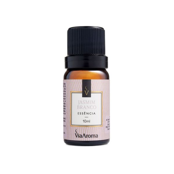 Essência Jasmim Branco Via Aroma - 10ml
