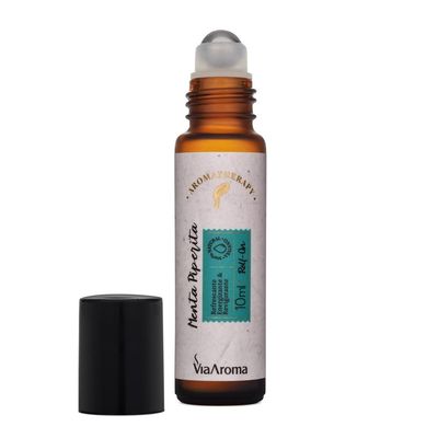 Roll-On Óleo Essencial Menta Piperita Via Aroma - 10ml