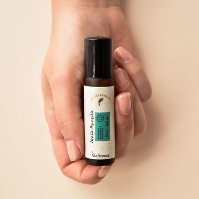 Roll-On Óleo Essencial Menta Piperita Via Aroma - 10ml