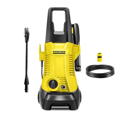 Lavadora de Alta Pressão Kärcher K2 Plus 1740 PSI 1400W com Alça e Rodas para Transporte 110-127V