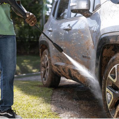 Lavadora de Alta Pressão Kärcher K2 Plus 1740 PSI 1400W com Alça e Rodas para Transporte 110-127V