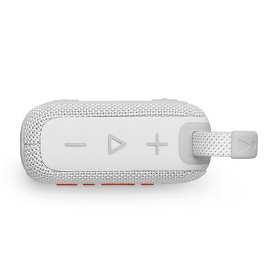 Caixa de Som Portátil JBL GO 4 com 4,2 W RMS, Bluetooth 5.3 e Resistência à Água IP67 - Branca