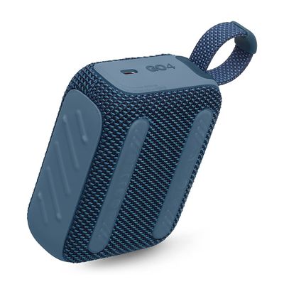 Caixa de Som Portátil JBL GO 4 com 4,2 W RMS, Bluetooth 5.3 e Resistência à Água IP67 - Azul