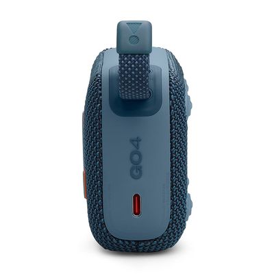 Caixa de Som Portátil JBL GO 4 com 4,2 W RMS, Bluetooth 5.3 e Resistência à Água IP67 - Azul