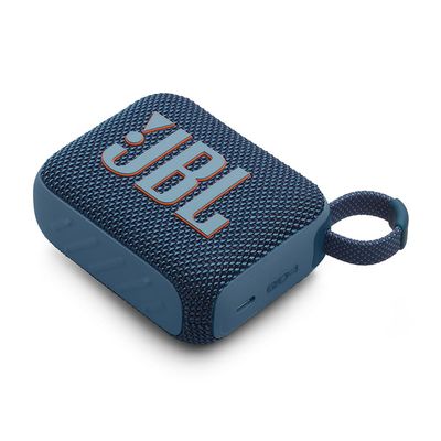 Caixa de Som Portátil JBL GO 4 com 4,2 W RMS, Bluetooth 5.3 e Resistência à Água IP67 - Azul