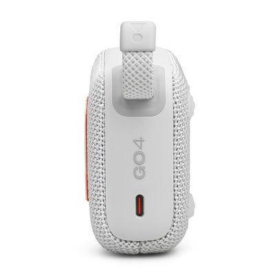 Caixa de Som Portátil JBL GO 4 com 4,2 W RMS, Bluetooth 5.3 e Resistência à Água IP67 - Branca