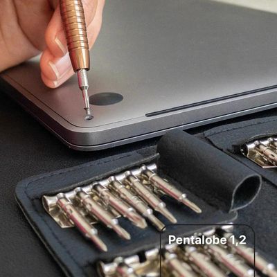 Kit Chave Precisão Mini 25x1 em Aço P/ Abrir iPhone, Notebook, Macbook e iMac