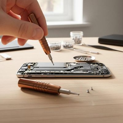 Kit Chave Precisão Mini 25x1 em Aço P/ Abrir iPhone, Notebook, Macbook e iMac