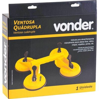 Ventosa Quádrupla, 118 Mm, Plástica, Vonder Ostenvonder