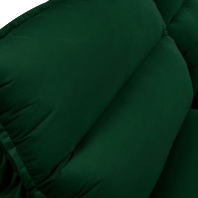 Sofá Retrátil E Reclinável 2 Lugares 2,30m Andreza Veludo Lansofbr Verde