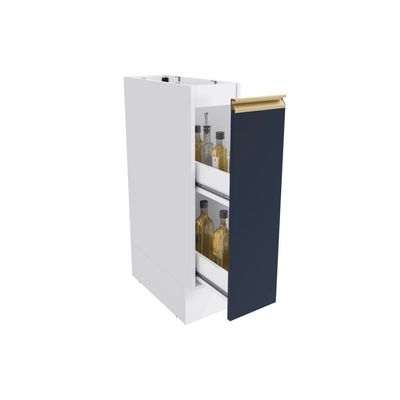 Nicho Porta Condimentos Celeste Kappesberg 100% Mdf Branco/azul 20cm