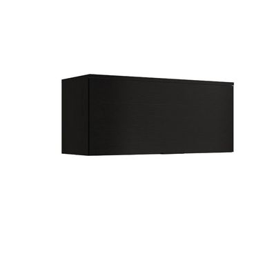Armário Aéreo Escritório 1 Porta Miami Carraro Preto Touch