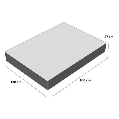 Colchão Ortobom Orthotel Luxo Molas Ensacadas 138x188x27