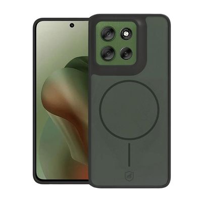 Capa case capinha para Motorola Moto G56 - Magsafe Wave Fumê - Preta - Gshield
