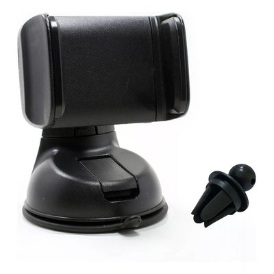 Suporte Para Celular Carro 360 Graus Com Ventosa Silicone E Base Giratória