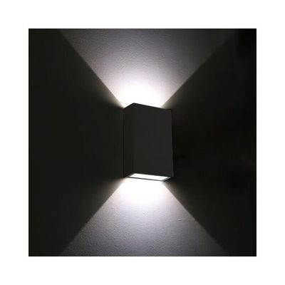 Arandela Mince 80mm Led Pc Bivolt 4w 3.000k -preto