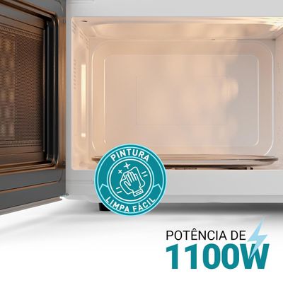 Micro-ondas 28L Philco Pintura Limpa Fácil 1100W PMO30S 127V