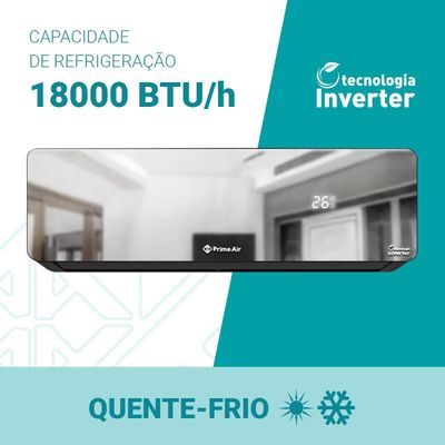 Ar-Condicionado Prime Air Split Inverter 18000BTUs 18QG 220V