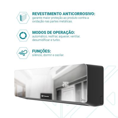 Ar-Condicionado Prime Air Split Inverter 18000BTUs 18QG 220V