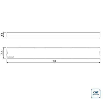Ralo Linear Tramontina New Slim Inox 60x7cm