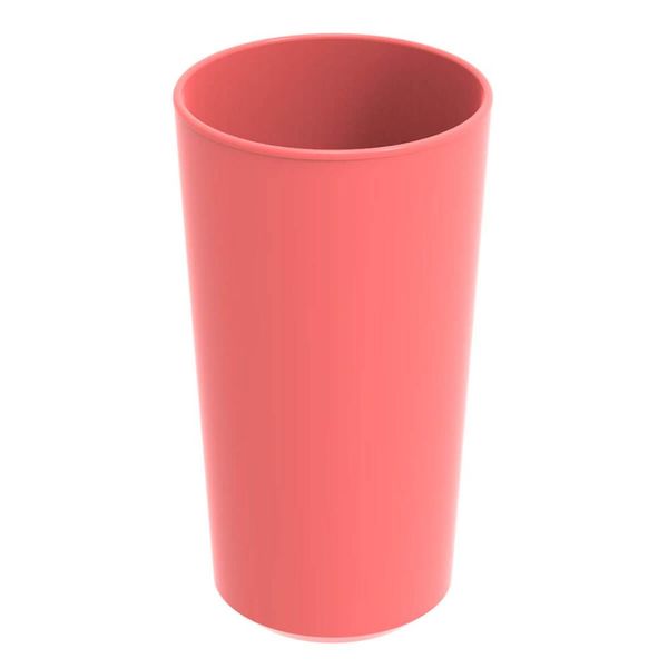 Copo Alto Goiaba Crippa 500ml Plástico Escolar Refeitório Lanche Restaurante
