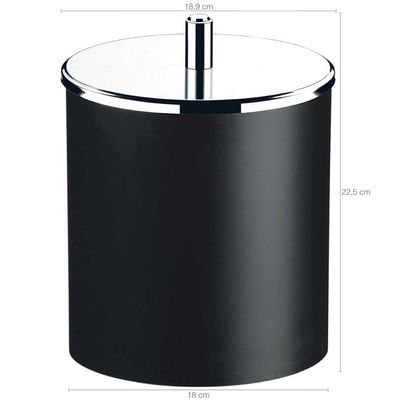 Lixeira com Tampa Inox 5,4L Cozinha Banheiro