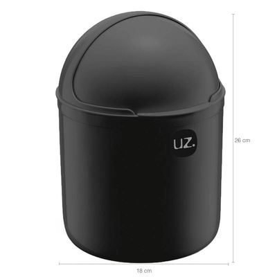 Lixeira Plástica Pia com Tampa 4L UZ