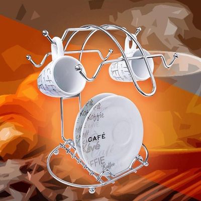 Suporte Porta Xícaras e Pires Café Chá Armário