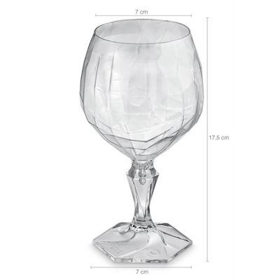 Taça Água Suco 350ml Plástico UZ Tango