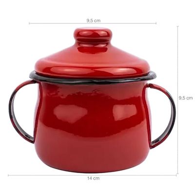 Açucareiro Esmaltado Ágata 500ml Porta Açúcar