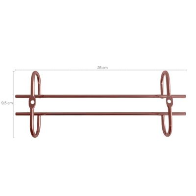 Kit 6 Organizadores Porta Taças 25cm Suspensos