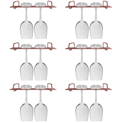 Kit 6 Organizadores Porta Taças 25cm Suspensos
