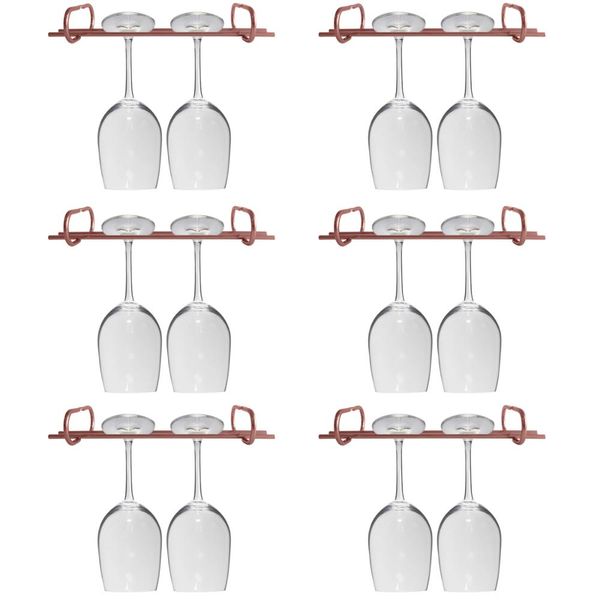 Kit 6 Organizadores Porta Taças 25cm Suspensos