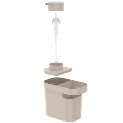 Dispenser Detergente 650ml Porta Esponja Pia