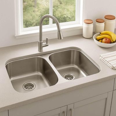 Cuba Dupla Tramontina Inox Escovado 77x45cm 17L