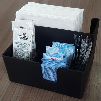Kit 40 Porta Sachês Açúcar Guardanapos Organizador