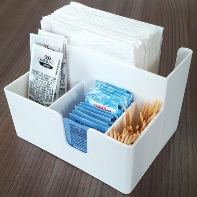Kit 4 Porta Sachês Guardanapos Açúcar Organizadores