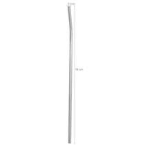 Kit 10 Canudos Inox Curvados 5mm com Escova