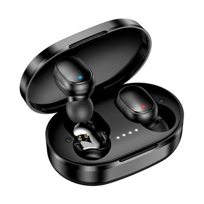 Fone Bluetooth Preto Compacto Entrada Fácil De Carregar