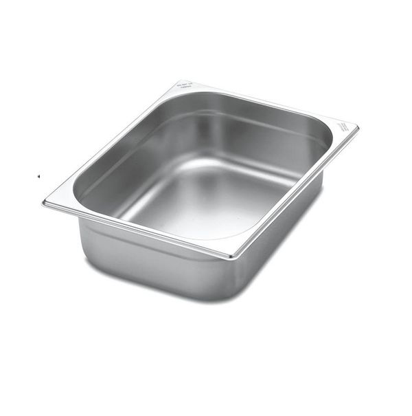 Cuba Gastronomica Inox GN 1/2 x 100mm com tampa Brasinox